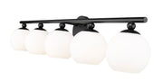 Neoma 5 Light 38.25" Vanity in Matte Black