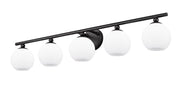 Neoma 5 Light 38.25" Vanity in Matte Black
