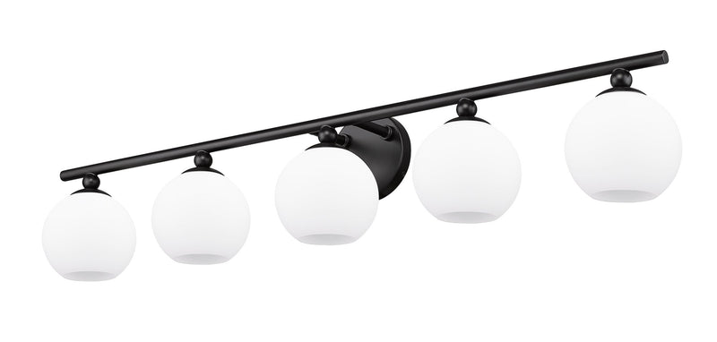 Neoma 5 Light 38.25" Vanity in Matte Black
