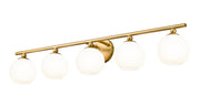 Neoma 5 Light 38.25" Vanity in Modern Gold