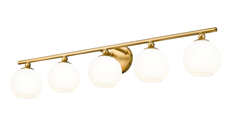Neoma 5 Light 38.25" Vanity in Modern Gold