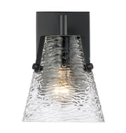 Analia 1 Light 6.5" Wall Sconce in Matte Black