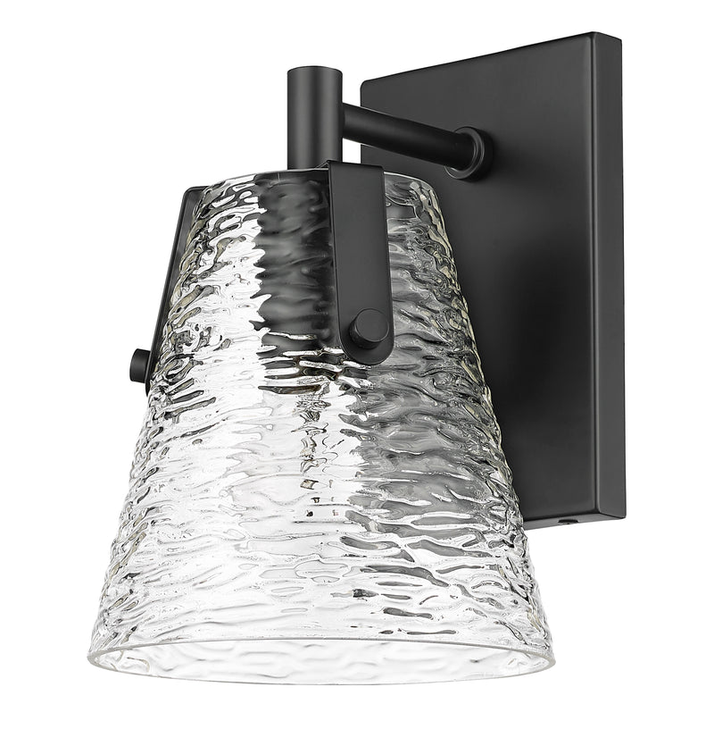 Analia 1 Light 6.5" Wall Sconce in Matte Black