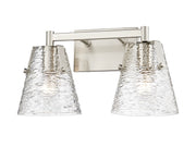Analia 2 Light 16.5" Vanity in Brushed Nickel