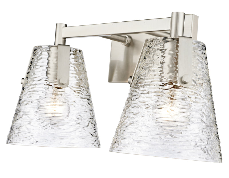 Analia 2 Light 16.5" Vanity in Brushed Nickel