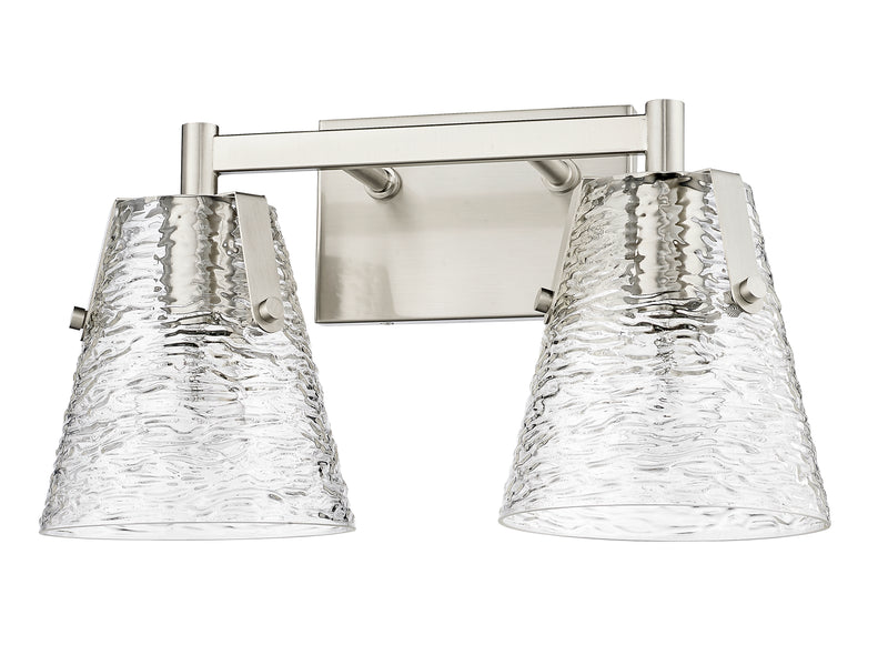 Analia 2 Light 16.5" Vanity in Brushed Nickel
