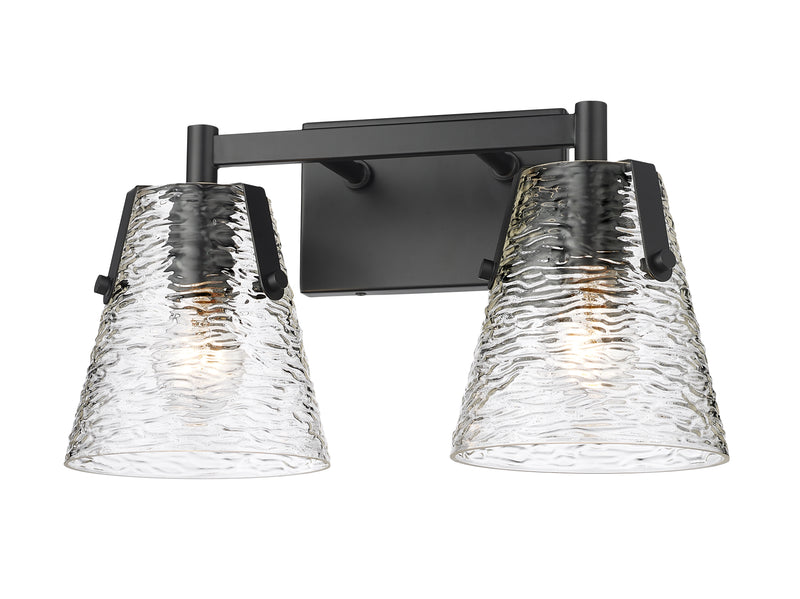 Analia 2 Light 16.5" Vanity in Matte Black