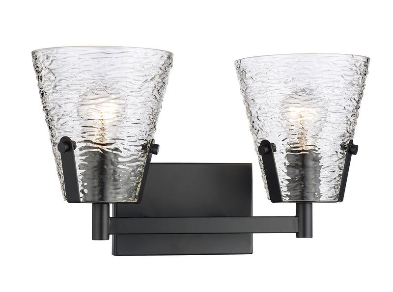 Analia 2 Light 16.5" Vanity in Matte Black