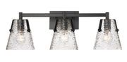 Analia 3 Light 26.25" Vanity in Matte Black
