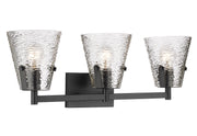 Analia 3 Light 26.25" Vanity in Matte Black