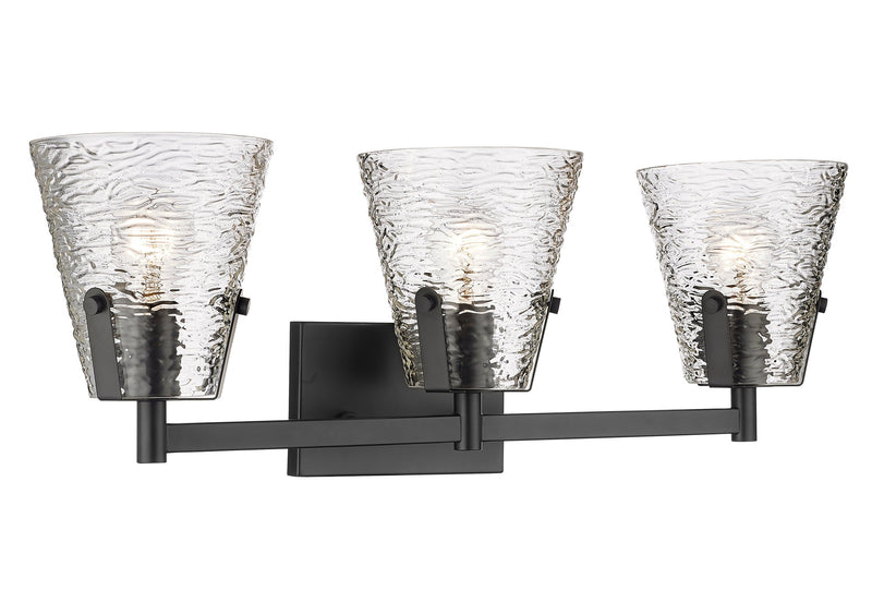 Analia 3 Light 26.25" Vanity in Matte Black