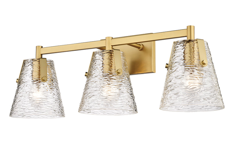 Analia 3 Light 26.25" Vanity in Modern Gold