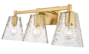 Analia 3 Light 26.25" Vanity in Modern Gold
