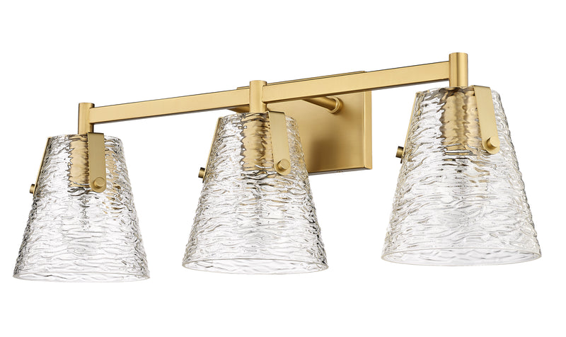Analia 3 Light 26.25" Vanity in Modern Gold