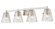 Analia 4 Light 36" Vanity in Brushed Nickel