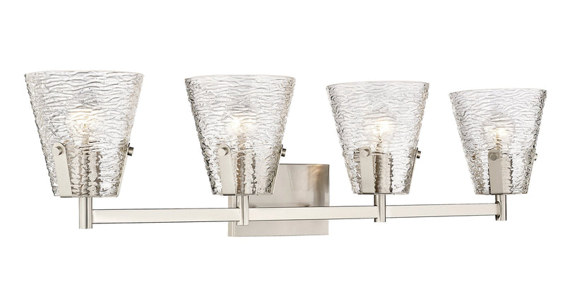 Analia 4 Light 36" Vanity in Brushed Nickel