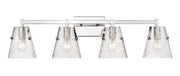 Analia 4 Light 36" Vanity in Chrome