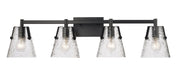 Analia 4 Light 36" Vanity in Matte Black