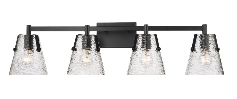 Analia 4 Light 36" Vanity in Matte Black