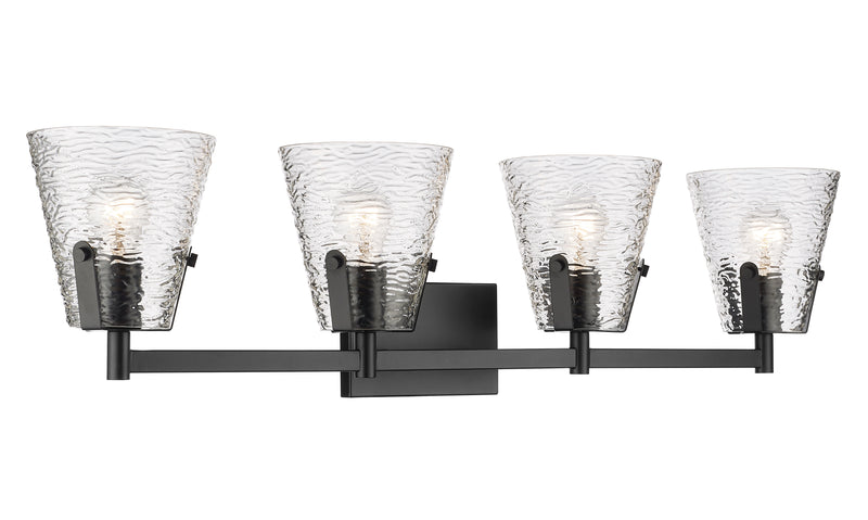 Analia 4 Light 36" Vanity in Matte Black