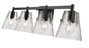 Analia 4 Light 36" Vanity in Matte Black