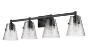 Analia 4 Light 36" Vanity in Matte Black