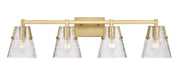 Analia 4 Light 36" Vanity in Modern Gold