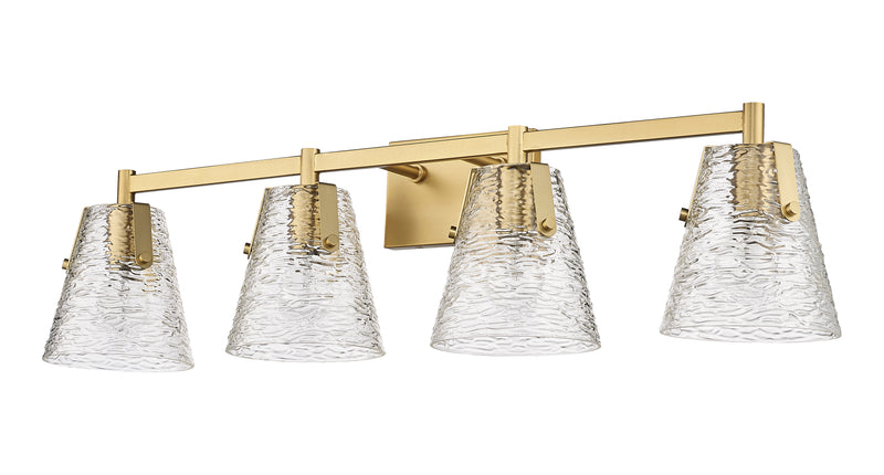 Analia 4 Light 36" Vanity in Modern Gold