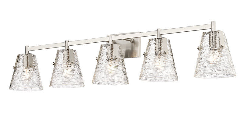 Analia 5 Light 45.75" Vanity in Brushed Nickel