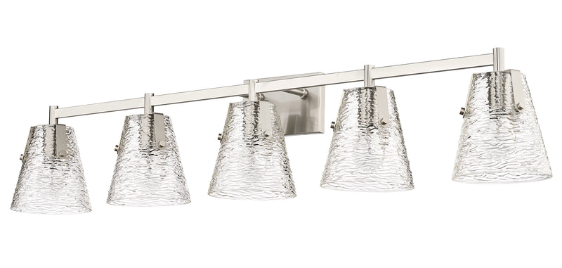 Analia 5 Light 45.75" Vanity in Brushed Nickel