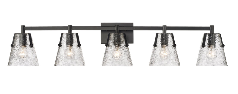 Analia 5 Light 45.75" Vanity in Matte Black