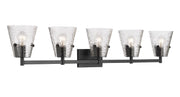 Analia 5 Light 45.75" Vanity in Matte Black