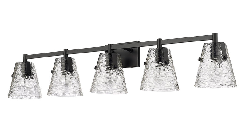 Analia 5 Light 45.75" Vanity in Matte Black