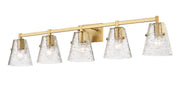 Analia 5 Light 45.75" Vanity in Modern Gold