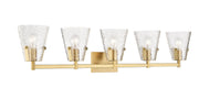 Analia 5 Light 45.75" Vanity in Modern Gold