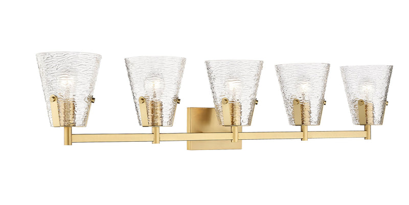 Analia 5 Light 45.75" Vanity in Modern Gold