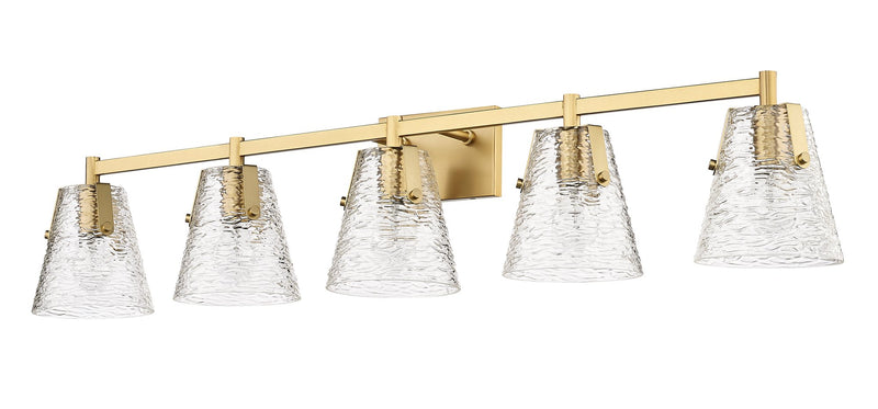 Analia 5 Light 45.75" Vanity in Modern Gold