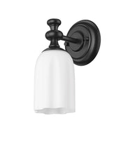 Orion 1 Light 4.75" Wall Sconce in Matte Black