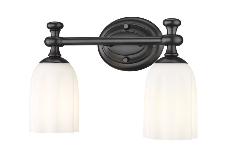 Orion 2 Light 13.75" Vanity in Matte Black