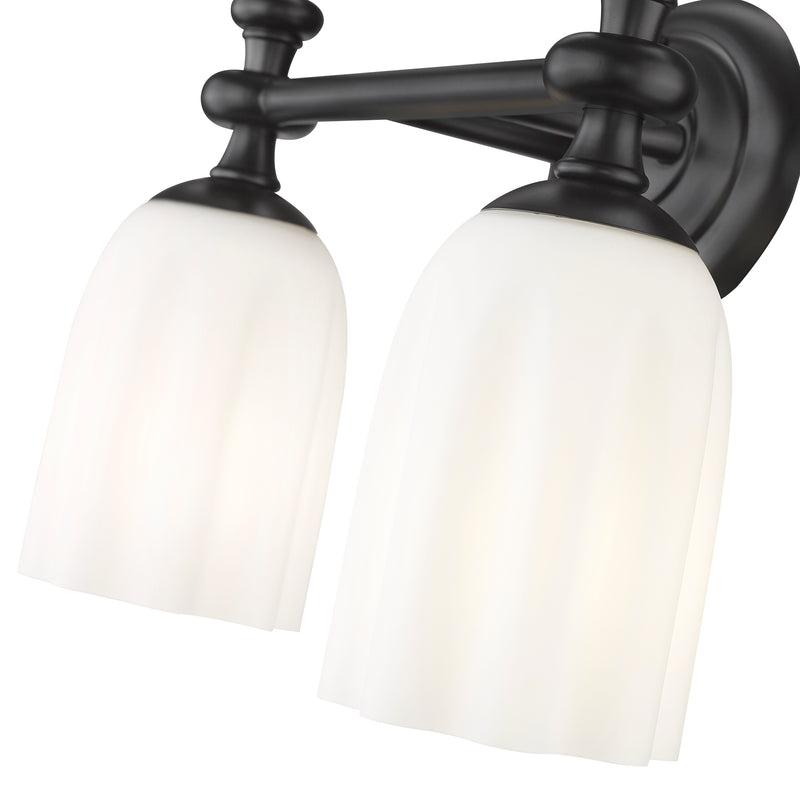 Orion 2 Light 13.75" Vanity in Matte Black