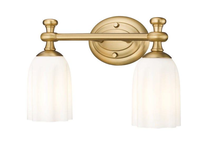 Orion 2 Light 13.75" Vanity in Modern Gold