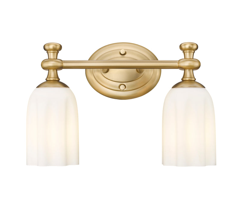 Orion 2 Light 13.75" Vanity in Modern Gold