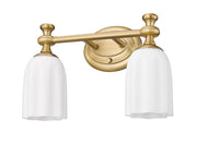 Orion 2 Light 13.75" Vanity in Modern Gold