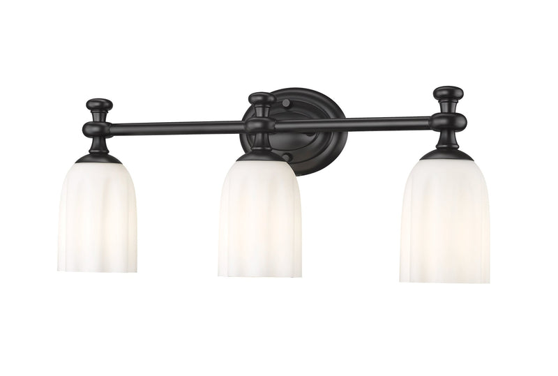 Orion 3 Light 22" Vanity in Matte Black