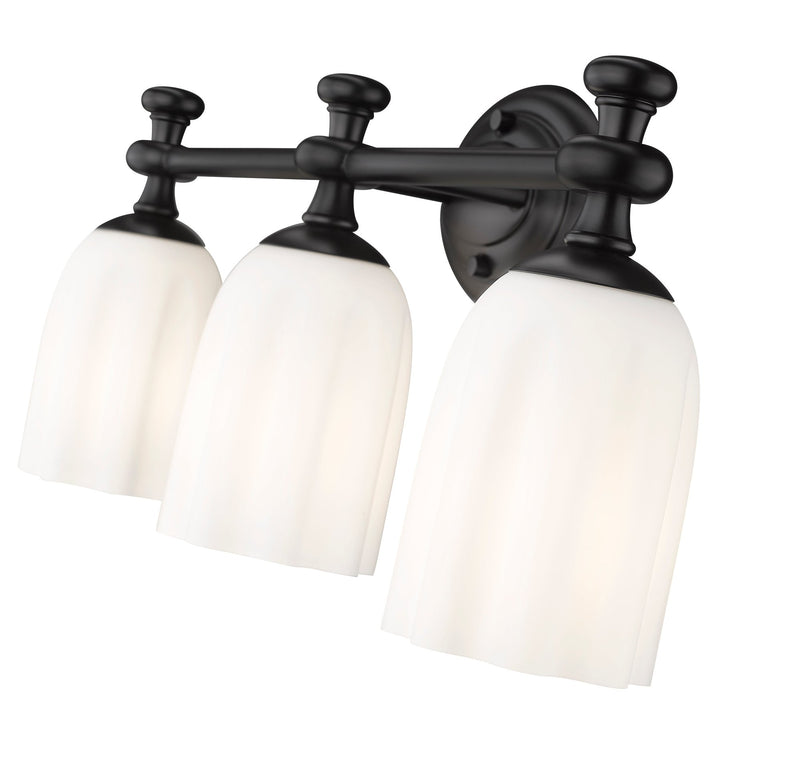 Orion 3 Light 22" Vanity in Matte Black