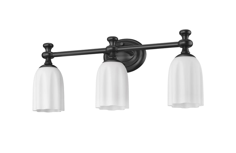 Orion 3 Light 22" Vanity in Matte Black