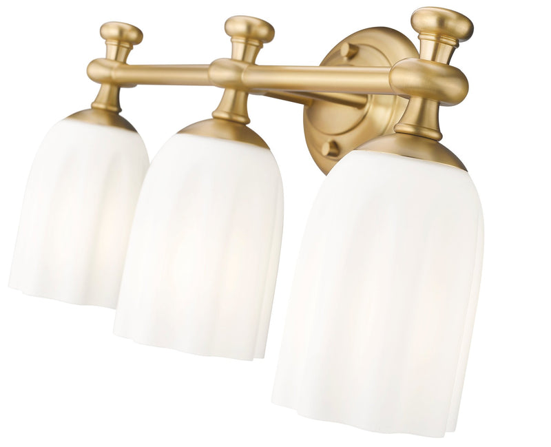Orion 3 Light 22" Vanity in Modern Gold