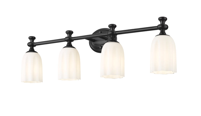 Orion 4 Light 31.25" Vanity in Matte Black
