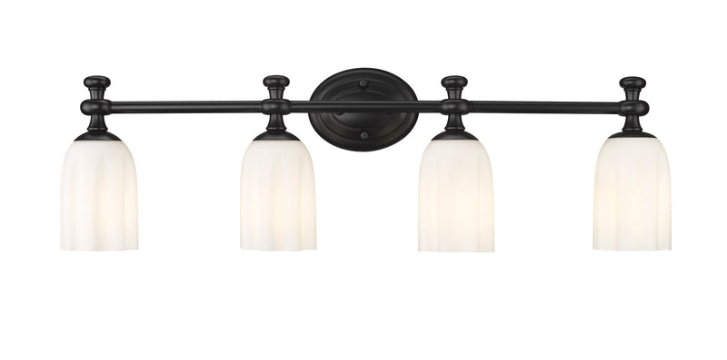 Orion 4 Light 31.25" Vanity in Matte Black