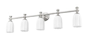 Orion 5 Light 40.25" Vanity in Brushed Nickel